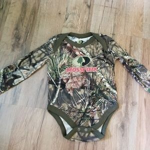 Mossy oak baby boy onsie